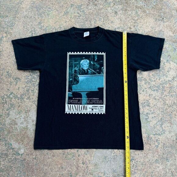 2007 Barry Manilow Philadelphia Tour Y2K Shirt - Picture 1 of 4